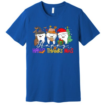 Th Halloween Thanksgiving Christmas Dental Squad Gift Premium T-Shirt