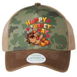 Thanksgiving Happy Turkey Day Fall Autumn Distressed Great Gift Legacy Tie Dye Trucker Hat