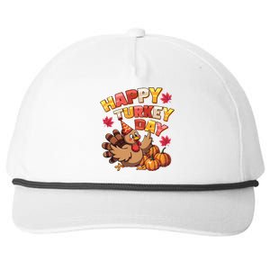 Thanksgiving Happy Turkey Day Fall Autumn Distressed Great Gift Snapback Five-Panel Rope Hat