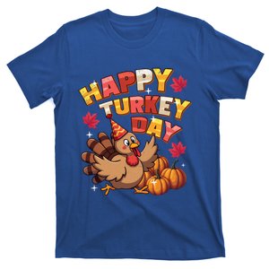 Thanksgiving Happy Turkey Day Fall Autumn Distressed Great Gift T-Shirt