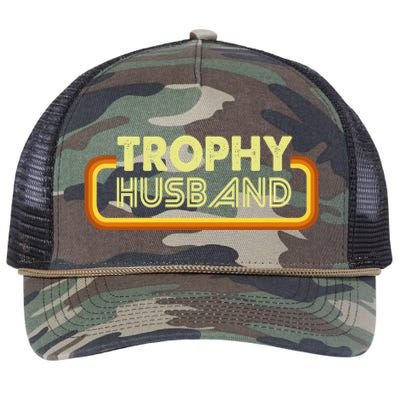 Trophy Husband Retro Rope Trucker Hat Cap