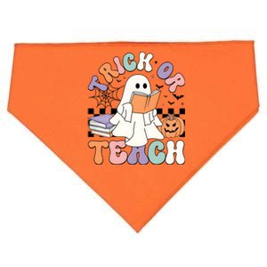 Teacher Halloween Trick Or Teach USA-Made Doggie Bandana