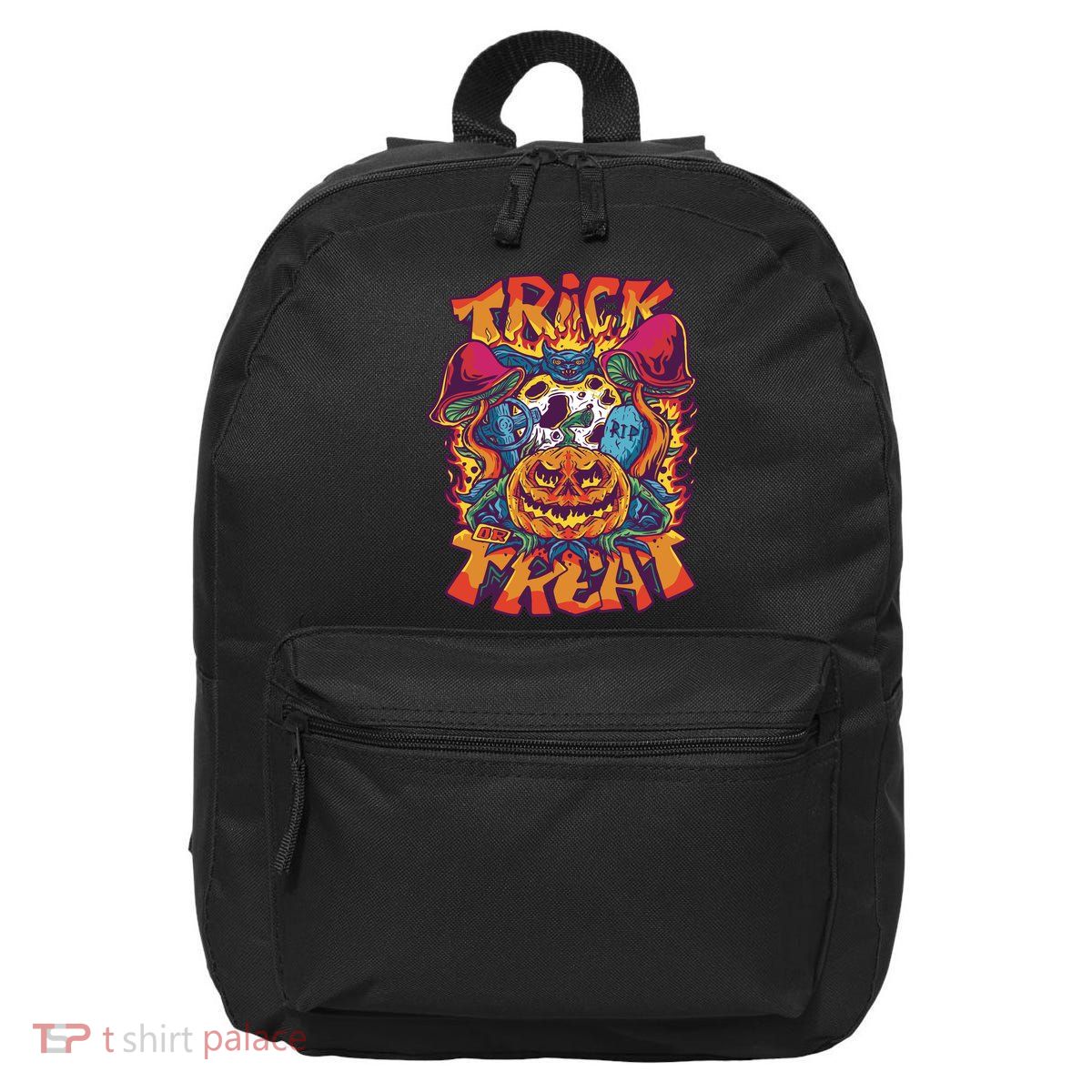 Trippy Halloween Trick Or Treat 16 in Basic Backpack