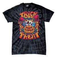 Trippy Halloween Trick Or Treat Tie-Dye T-Shirt