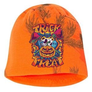 Trippy Halloween Trick Or Treat Kati - Camo Knit Beanie