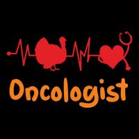 Thanksgiving Heartbeat Turkey Oncologist Doctor Medical Cute Gift Flat Bill Trucker Hat