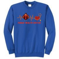 Thanksgiving Heartbeat Turkey Public Health Doctor Funny Gift Sweatshirt