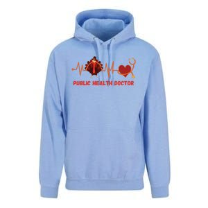 Thanksgiving Heartbeat Turkey Public Health Doctor Funny Gift Unisex Surf Hoodie