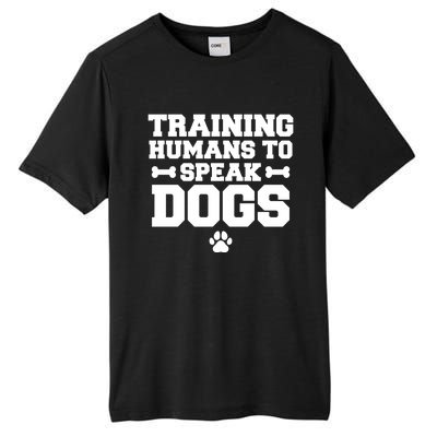 Training Hu To Speak Dogs Dog Trainer Gift Tall Fusion ChromaSoft Performance T-Shirt