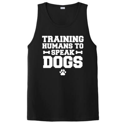 Training Hu To Speak Dogs Dog Trainer Gift PosiCharge Competitor Tank