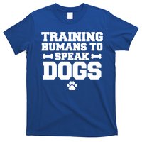 Training Hu To Speak Dogs Dog Trainer Gift T-Shirt