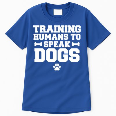 Training Hu To Speak Dogs Dog Trainer Gift Tall T-Shirt