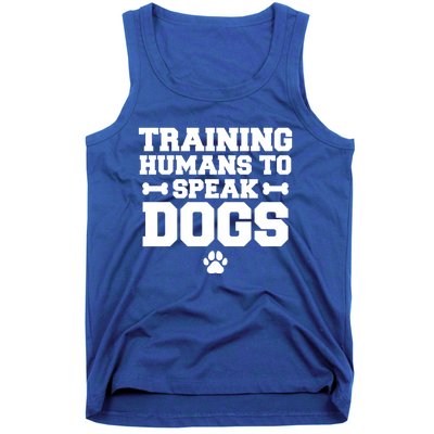 Training Hu To Speak Dogs Dog Trainer Gift Tank Top