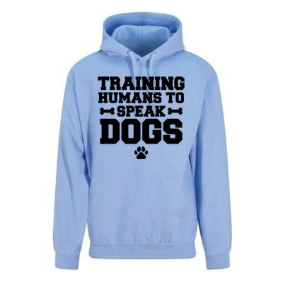 Training Hu To Speak Dogs Dog Trainer Gift Unisex Surf Hoodie