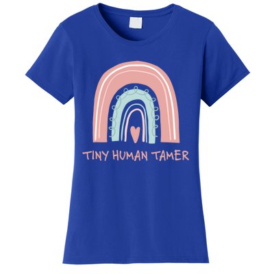 Tiny Hu Tamer Cute Rainbow Preschool Prek Teacher Gift Women's T-Shirt