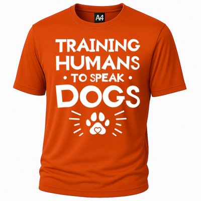 Training Hu To Speak Dogs Dog Trainer Great Gift Cooling Performance Crew T-Shirt