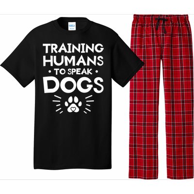 Training Hu To Speak Dogs Dog Trainer Great Gift Pajama Set