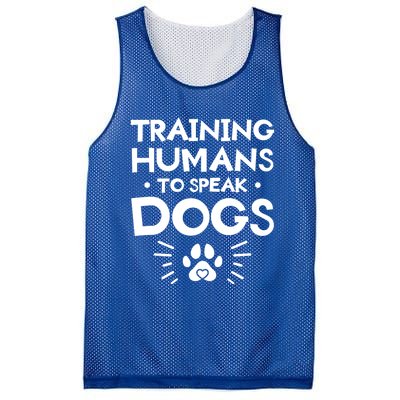 Training Hu To Speak Dogs Dog Trainer Great Gift Mesh Reversible Basketball Jersey Tank