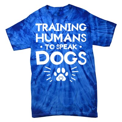 Training Hu To Speak Dogs Dog Trainer Great Gift Tie-Dye T-Shirt