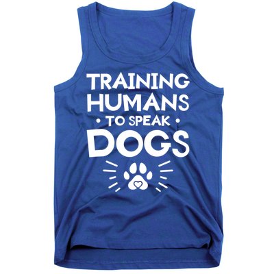 Training Hu To Speak Dogs Dog Trainer Great Gift Tank Top