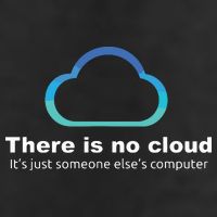 Tech Humor There Is No Cloud Just Someone Elses Computer 7 Panel Mesh Trucker Snapback Hat