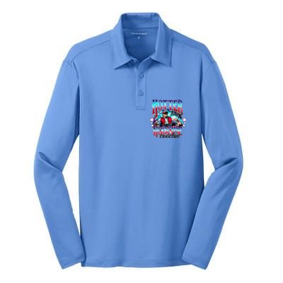 Trump Hotter Than A Hoochie Coochie Silk Touch Performance Long Sleeve Polo