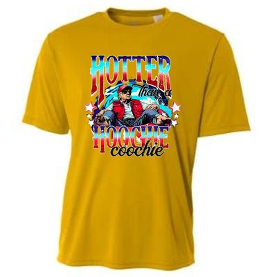 Trump Hotter Than A Hoochie Coochie Cooling Performance Crew T-Shirt