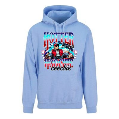 Trump Hotter Than A Hoochie Coochie Unisex Surf Hoodie