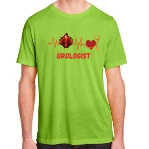 Thanksgiving Heartbeat Turkey Urologist Doctor For Cool Gift Adult ChromaSoft Performance T-Shirt