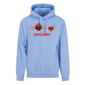 Thanksgiving Heartbeat Turkey Urologist Doctor For Cool Gift Unisex Surf Hoodie