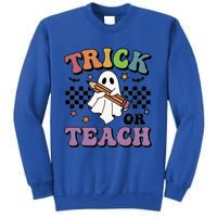 Teacher Halloween Trick Or Teach Cute Ghost Gift Sweatshirt