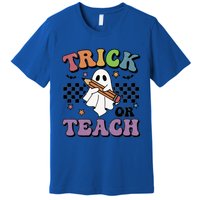 Teacher Halloween Trick Or Teach Cute Ghost Gift Premium T-Shirt