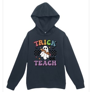 Teacher Halloween Trick Or Teach Cute Ghost Gift Urban Pullover Hoodie