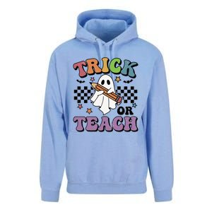 Teacher Halloween Trick Or Teach Cute Ghost Gift Unisex Surf Hoodie