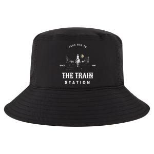 Take Him To The Train Station Cool Comfort Performance Bucket Hat