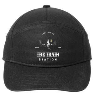 Take Him To The Train Station 7-Panel Snapback Hat