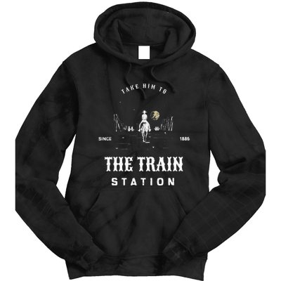 Take Him To The Train Station Tie Dye Hoodie