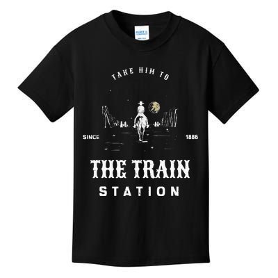 Take Him To The Train Station Kids T-Shirt