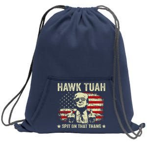 Trump Hawk Tush Spit On That Thang Viral Election Parody Sweatshirt Cinch Pack Bag