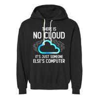 Tech Humor There Is No Cloud, Just Someone Else's Computer Garment-Dyed Fleece Hoodie
