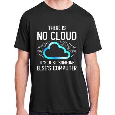 Tech Humor There Is No Cloud, Just Someone Else's Computer Adult ChromaSoft Performance T-Shirt