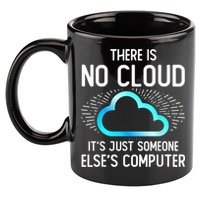 Tech Humor There Is No Cloud, Just Someone Else's Computer 11oz C Handle Ceramic Mug