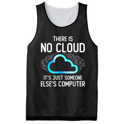 Tech Humor There Is No Cloud, Just Someone Else's Computer Mesh Reversible Basketball Jersey Tank