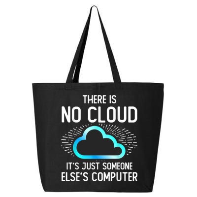 Tech Humor There Is No Cloud, Just Someone Else's Computer 25L Jumbo Tote