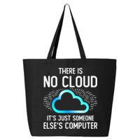 Tech Humor There Is No Cloud, Just Someone Else's Computer 25L Jumbo Tote