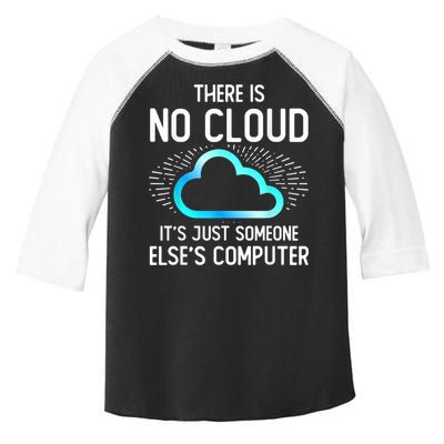 Tech Humor There Is No Cloud, Just Someone Else's Computer Toddler Fine Jersey T-Shirt
