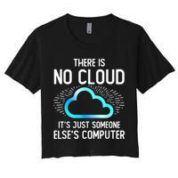 Tech Humor There Is No Cloud, Just Someone Else's Computer Crop Top