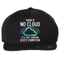 Tech Humor There Is No Cloud, Just Someone Else's Computer Wool Snapback Cap
