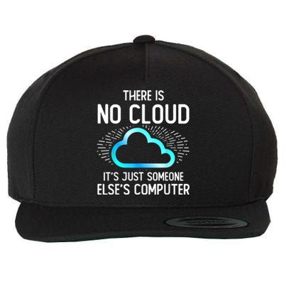 Tech Humor There Is No Cloud, Just Someone Else's Computer Wool Snapback Cap