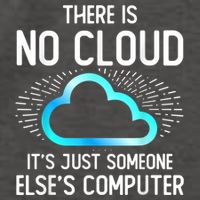 Tech Humor There Is No Cloud, Just Someone Else's Computer Vector Backpack
